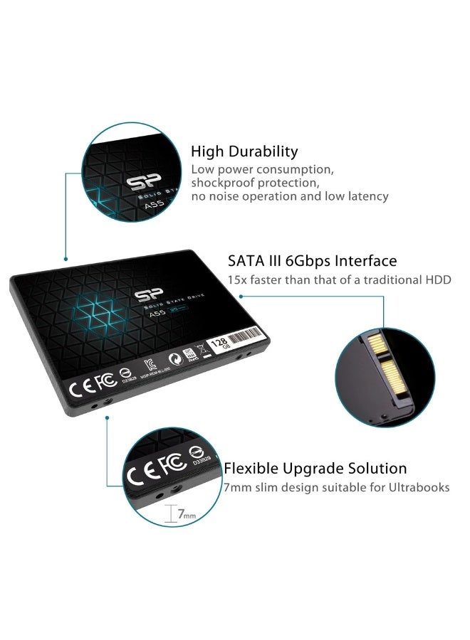 سيليكون باور محركات أقراص الحالة الصلبة Silicon Power A60P34 PCIe Gen3x4 NVMe M.2 2280 SSD (512 جيجابايت) - Image 4